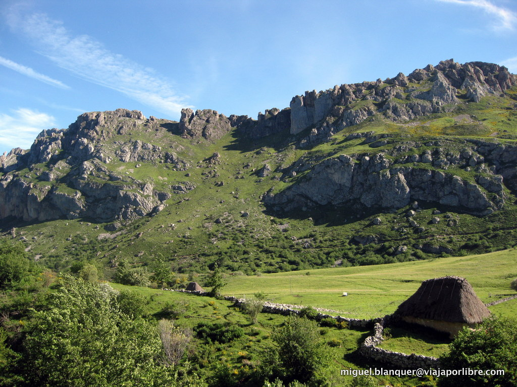 Parque Natural de Somiedo en la Península Ibérica