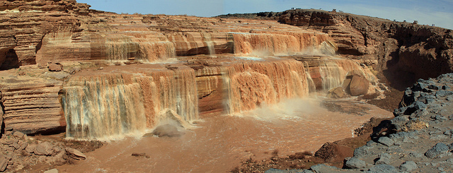 Cascada del Desierto Pintado en Arizona