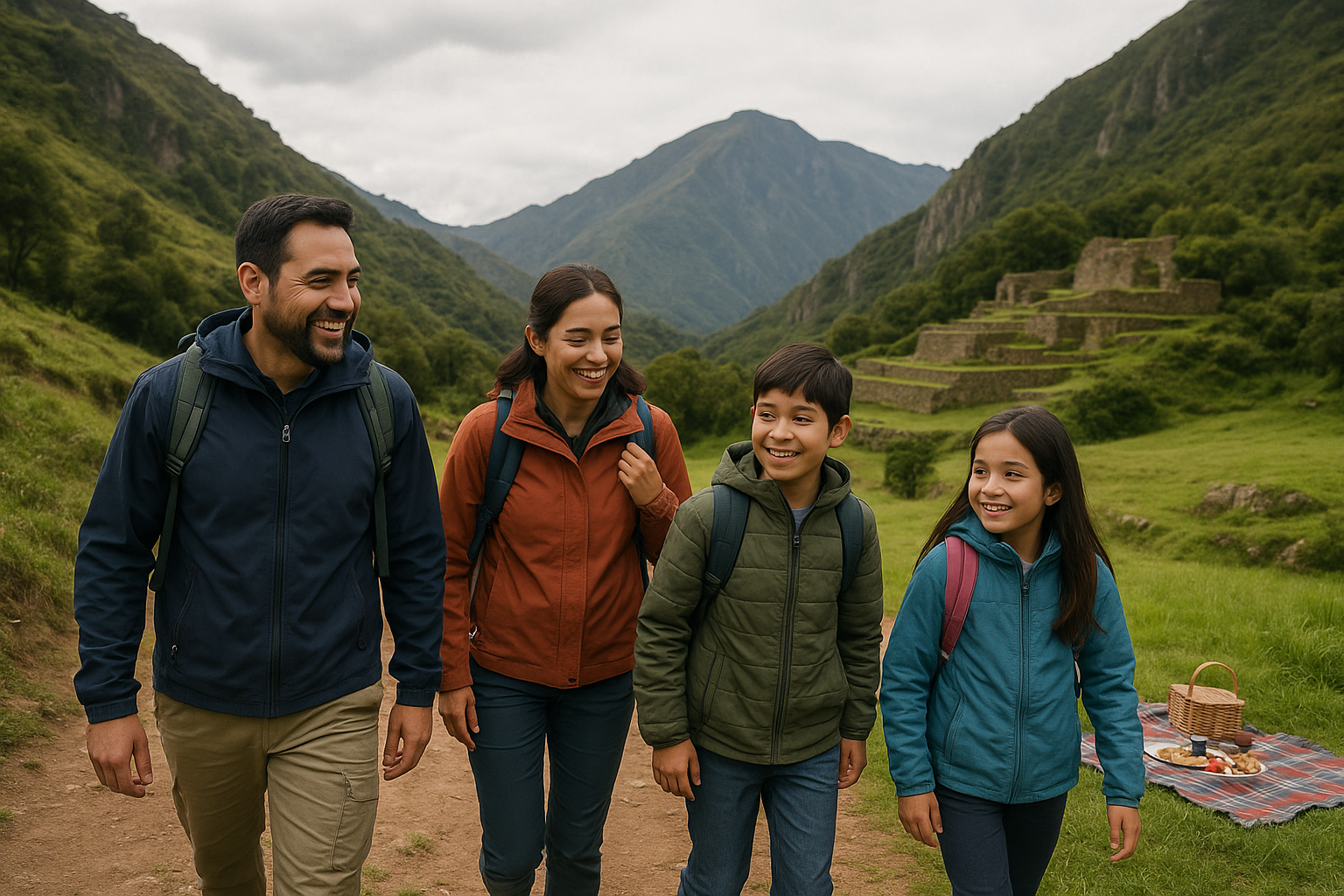 Padres Aventureros en Cusco: Trekking Liviano y Picnic en Vilcabamba